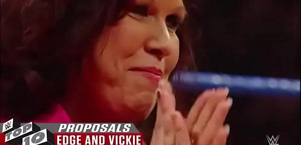  WWE Raw sex fuck Stunning in-ring proposals  WWE Top 10  Nov. 27  2